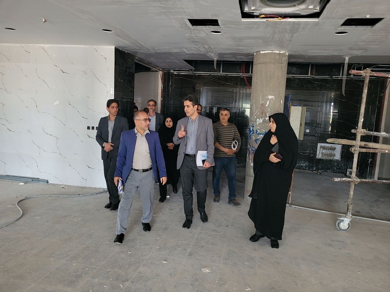 معاون عمرانی دفتر آموزش عالی سازمان برنامه و بودجه در دانشگاه حضرت معصومه(س) حضور یافت