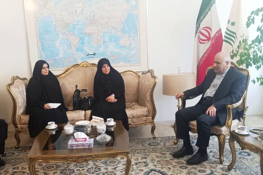 رییس دانشگاه حضرت معصومه (س) با رییس دانشکده امور بین الملل وزارت خارجه دیدار کرد